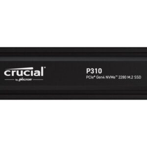 Disco duro interno solido ssd crucial p310 1tb m.2 nvme pci express 4.0 heatsink