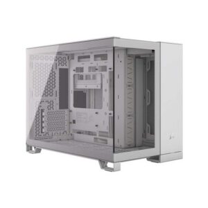 Caja micro - atx semitorre dual corsair 2500x cristal templado white