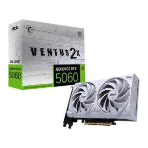 Tarjeta grafica msi rtx 5060 8g ventus 2x oc white gddr7