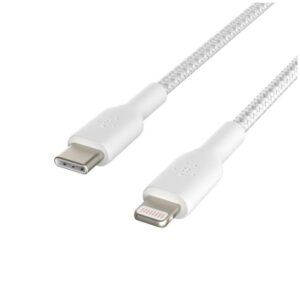Cable lightning a usb tipo c belkin 1m -  macho - macho -  blanco
