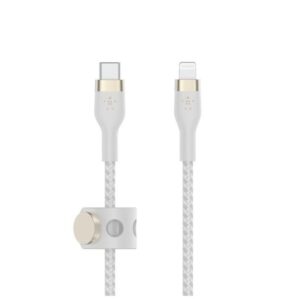 Cable lightning a usb tipo c belkin 1m -  macho - macho -  blanco