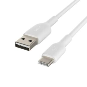 Cable usb tipo c a usb tipo a belkin 1m -  macho - macho -  blanco