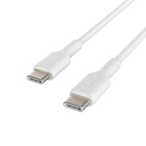 Cable usb tipo c belkin 1m -  macho - macho -  blanco