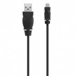 Cable micro usb tipo b a usb tipo a belkin 0.9m -  macho - macho -  negro