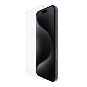 Protector de pantalla belkin ova138zz iphone 15 pro max cristal templado screenforce