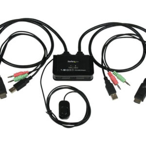 Conmutador kvm star tech 2 usb 2 hdmi switch