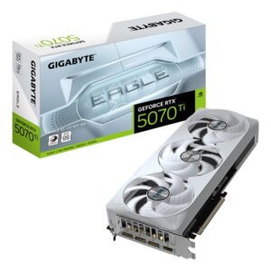 Tarjeta grafica gigabyte rtx 5070ti eagle oc ice sff 16gb gddr7 -  3x dp -  1x hdmi pci express 5.0