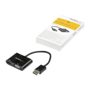 Adaptador dp a hdmi - vga startech macho - hembra