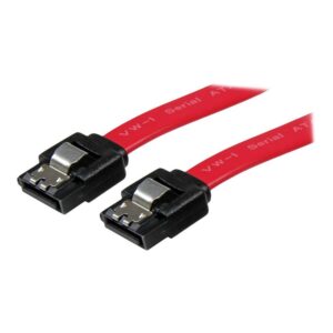 Cable sata startech 0.30m -  macho - macho -  rojo