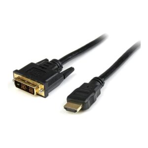 Cable hdmi a dvi - d startech 1.8m -  macho - macho -  negro