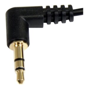Cable jack 3.5mm startech 0.30m -  macho - macho -  negro