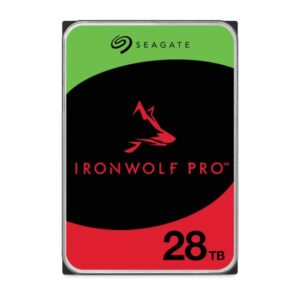 Disco duro interno hdd seagate ironwolf pro nas st28000nt000 28tb 3.5 pulgadas 7200rpm -  512mb -  sata 6gb - s