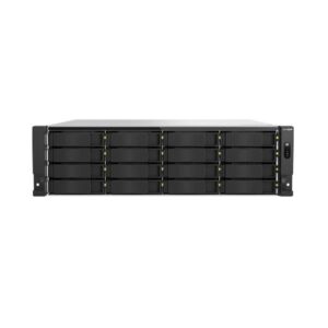 Servidor nas qnap ts - h1677axu - rp - r7 - 32g 16 bahias 3u rack gigabit ethernet