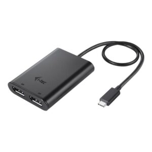 Adaptador usb tipo c a displayport i - tec macho - hembra -  negro