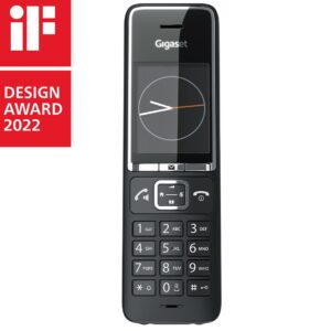 Telefono gigaset c550hx inalambrico dect negro identificador llamadas -  manos libres -  tantalla tft 2.2 pulgadas