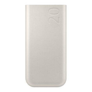 Bateria externa powerbank samsung 20000mah 45w beige