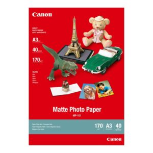 Papel canon mp - 101 foto mate a3 40 hojas