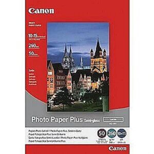 Papel canon foto sg - 201 1686b015 10x15 -  50 hojas -  semisatinado