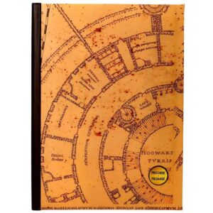 Libreta sd toys harry potter mapa merodeador con luz