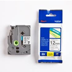 Cinta laminada brother tze231 12mm x 8m blanco - negro pt - 1000 -  pt - 1005f -  pt - 1010 -  pt - 1090 -  pt - 1280dt -  pt - 1280vp