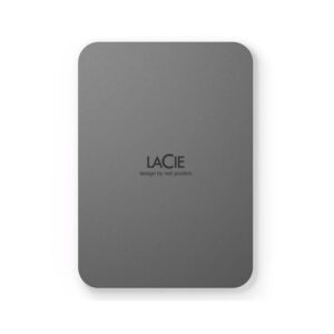 Disco duro externo lacie mobile secure 4tb 2.5 pulgadas usb tipo c gris