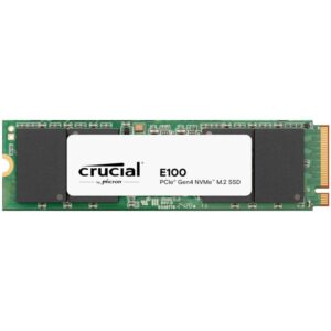 Disco duro interno solido ssd crucial e100 1tb m.2 nvme pci express 4.0