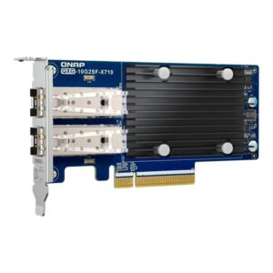 Tarjeta de red qnap qxg - 10g2sf - x710 2x 10 gigabit sfp+