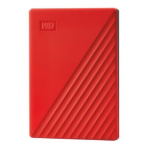 Disco duro externo hdd wd western digital 4tb my passport usb 3.2 rojo