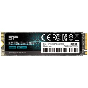 Disco duro interno ssd silicon power p34a60 256gb m.2 pci express