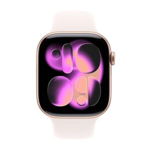 Smartwatch apple watch s11 gps 46mm gold rose aluminium case m - l