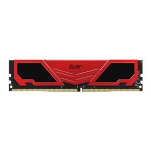 Memoria ram ddr4 16gb teamgroup elite heatsink dimm 3200 negro - rojo