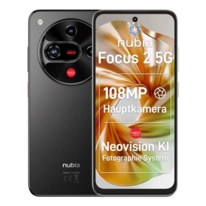Movil zte nubia focus 2 5g 8+12 - 256gb negro