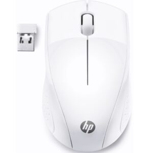 Raton inalambrico hp optico wireless 220 - hasta 1600dpi - blanco nieve