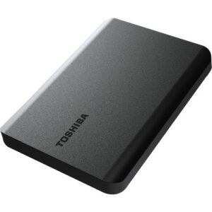 Disco duro externo hdd toshiba 2tb canvio basic 2.5 pulgadas usb 3.2 negro