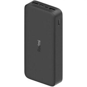 Powerbank 20000mah xiaomi redmi power bank fast charge - negro