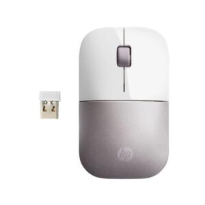 Raton inalambrico hp wireless z3700 -  hasta 1200dpi -  blanco y rosa