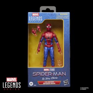 Figura hasbro marvel legends series spider - man no way home the amazing spider - man