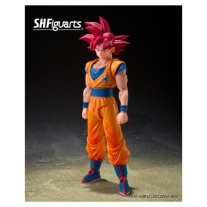 Figura tamashii nations dragon ball super s.h.figuarts super saiyan god son goku god aura