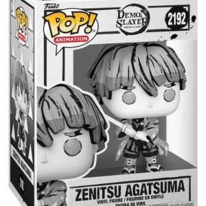 Funko pop animation demon slayer zenitsu (sumi - ink)
