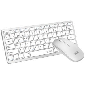 Teclado y Ratón Bluetooth PC / Tablet COOL Mobility Blanco (Español)