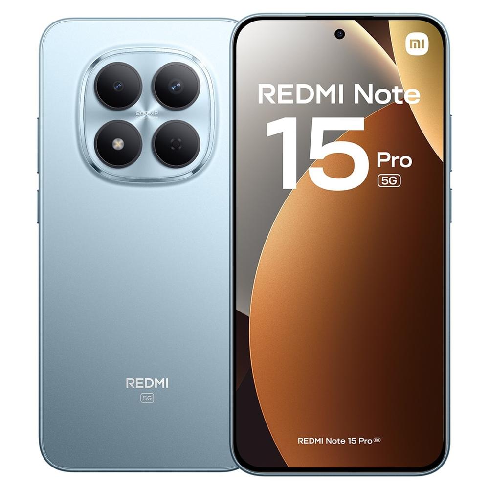 Telefono movil smartphone xiaomi redmi note 15 pro 5g - 12gb - 512gb - 6.8 pulgadas - azul