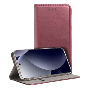 Funda COOL Flip Cover para Xiaomi Redmi Note 15 Pro Plus 5G / Poco M8 Pro 5G Liso Burgundy