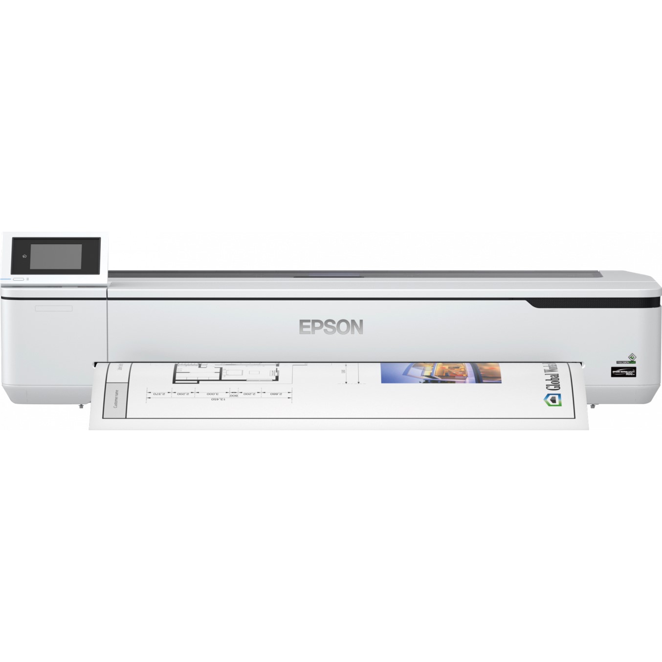 Plotter epson surecolor sc - t5100n a0 36 pulgadas -  2400ppp -  1gb -  usb -  red -  wifi -  wifi direct