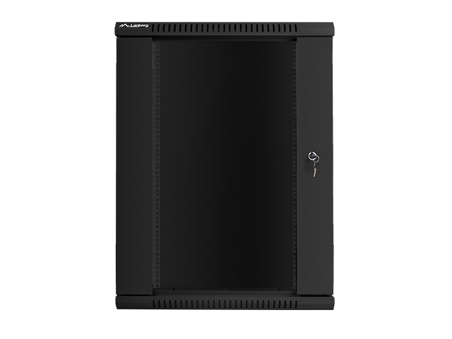 Armario rack lanberg 18u 600x450x907 auto ensamblado 19 pulgadas hasta 60 kg negro