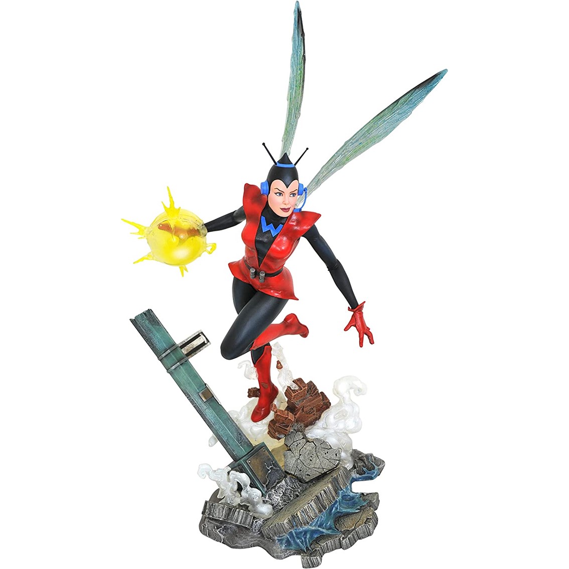 Figura diamond select toys marvel gallery antman & the wasp avispa comic
