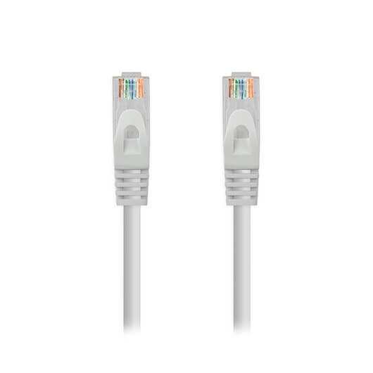 Latiguillo  cable red nanocable rj45 cat.6 lszh 0.5m -  awg24 -  gris