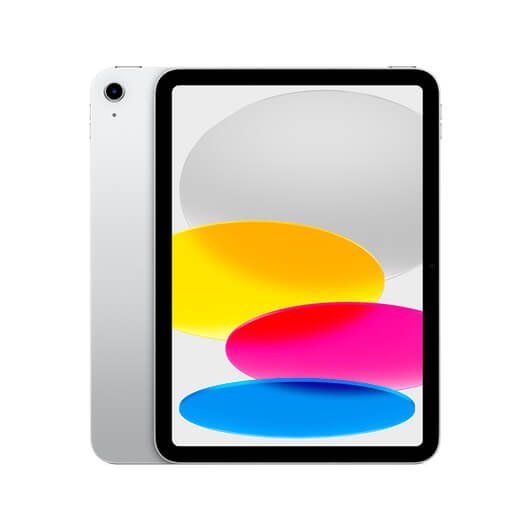 Apple ipad 10.9 pulgadas 64gb wifi silver 10ª gen 2022 -  liquid retina -  a14 -  12mpx -  comp. apple pencil 1 gen