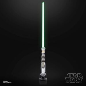 Réplica hasbro force fx élite star wars black series sable de luz luke skywalker