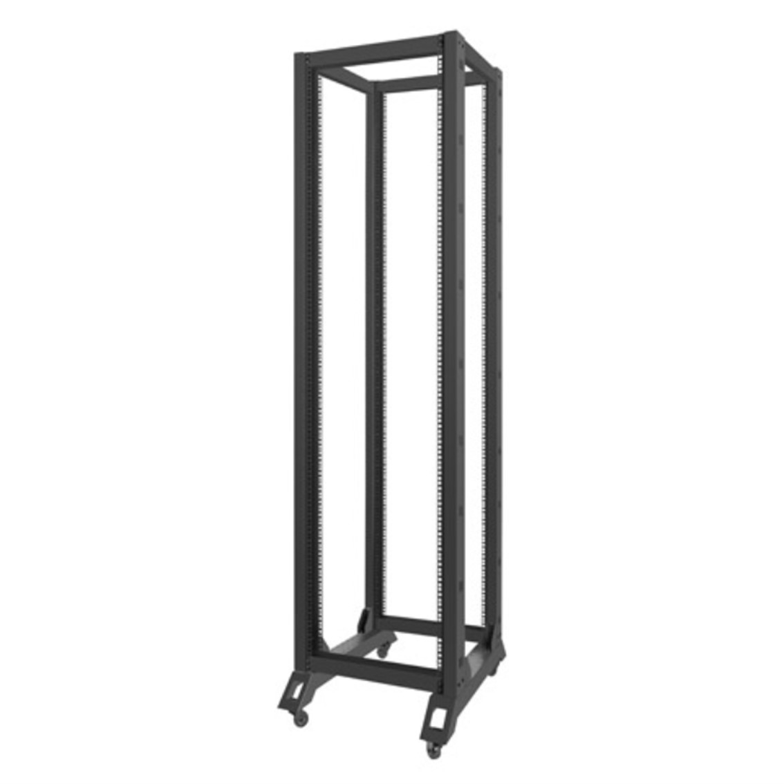 Armario lanberg open rack 42u 600x800 negro