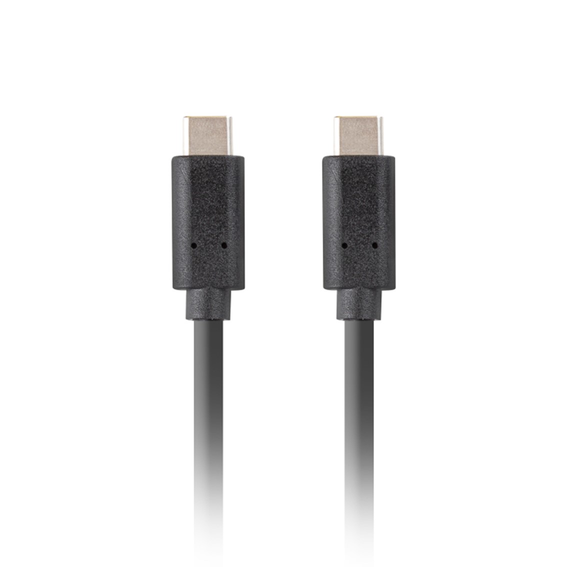 Cable usb tipo c lanberg 3.1 - macho - macho - 10gb - s - pd 100w - 1m - negro